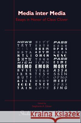 Media inter Media : Essays in Honor of Claus Cluver Stephanie A. Glaser 9789042028425 Rodopi - książka