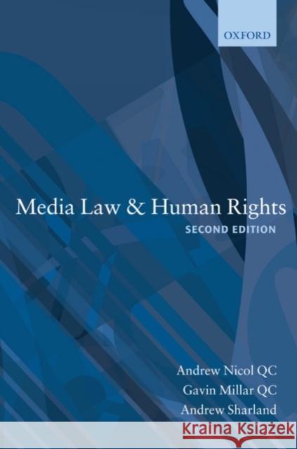 Media Law and Human Rights  Nicol 9780199217502  - książka