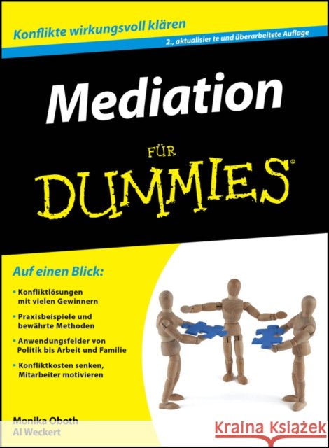 Mediation fur Dummies Weckert, Al; Oboth, Monika 9783527710645 John Wiley & Sons - książka