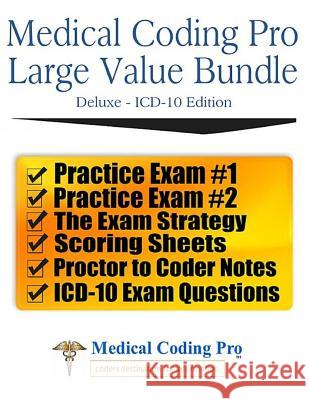 Medical Coding Pro Large Value Bundle Deluxe ICD-10 Edition Medical Coding Pro 9781518751288 Createspace Independent Publishing Platform - książka