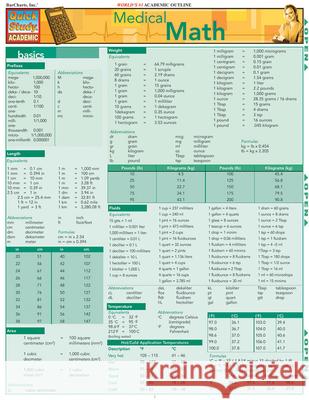 Medical Math Barcharts 9781423205968 Barcharts - książka