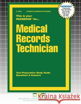 Medical Records Technician Passbooks 9781799323297 National Learning Corp - książka