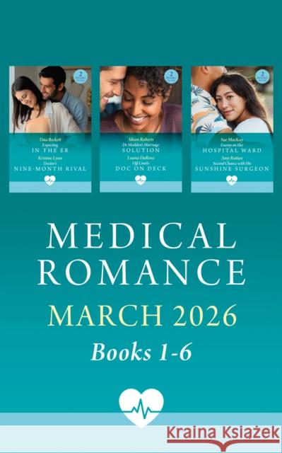 Medical Romance March 2026 Books 1-6 Amy Ruttan 9780263421859 HarperCollins Publishers - książka