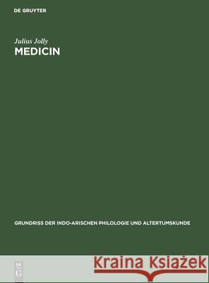 Medicin Julius Jolly 9783111240398 De Gruyter - książka