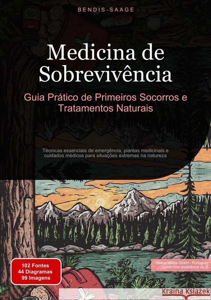 Medicina de Sobrevivência: Guia Prático de Primeiros Socorros e Tratamentos Naturais Saage - Português, Bendis A. I. 9783384530325 Saage Books - książka