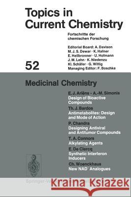 Medicinal Chemistry F. L. Boschke 9783662155486 Springer-Verlag Berlin and Heidelberg GmbH &  - książka