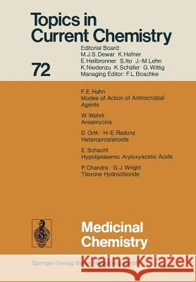 Medicinal Chemistry Kendall N. Houk Christopher A. Hunter Michael J. Krische 9783662158395 Springer - książka