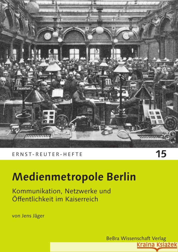 Medienmetropole Berlin Jäger, Jens 9783954103317 bebra verlag - książka