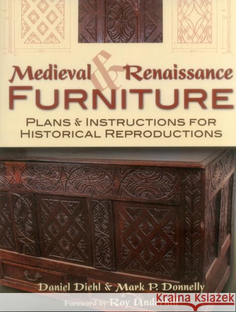 Medieval & Renaissance Furniture: Plans & Instructions for Historical Reproductions Diehl, Daniel 9780811710237  - książka