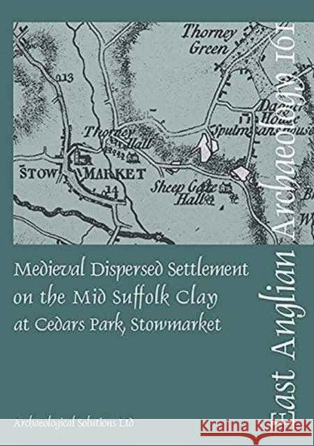 Medieval Dispersed Settlement on the Mid Suffolk Clay at Cedars Park, Stowmarket Tom Woolhouse 9780993247729 East Anglian Archaeology - książka