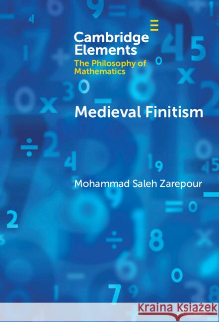 Medieval Finitism Mohammad Saleh Zarepour 9781009618434 Cambridge University Press - książka