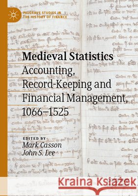 Medieval Statistics  9783031697326 Palgrave Macmillan - książka