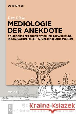 Mediologie der Anekdote Lea Liese 9783112215623 de Gruyter - książka