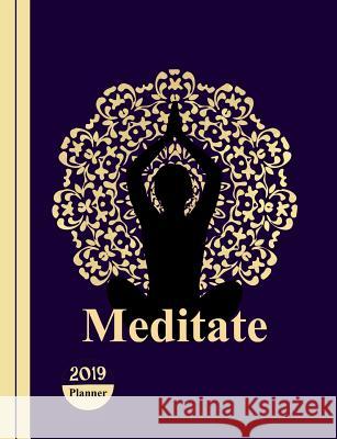 Meditate: Meditation Position Silhouette Shayley Stationery Books 9781791580117 Independently Published - książka