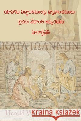 Meditations on According to John (Telugu Edition: Exercises in Biblical Theology Herold Weiss   9781631997389 Energion Publications - książka