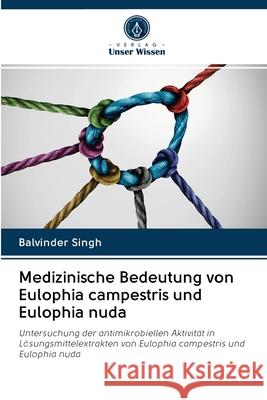 Medizinische Bedeutung von Eulophia campestris und Eulophia nuda Singh, Balvinder 9786202884143 Verlag Unser Wissen - książka