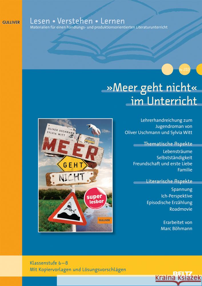 »Meer geht nicht« im Unterricht Böhmann, Marc 9783407720023 Beltz - książka