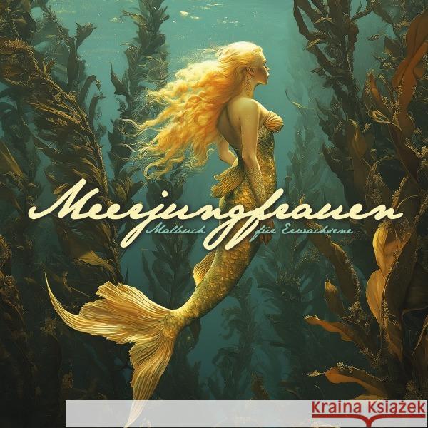 Meerjungfrauen Malbuch für Erwachsene Publishing, Monsoon, Grafik, Musterstück 9783759862617 epubli - książka