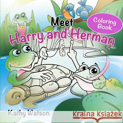 Meet Harry and Herman: Colorbook Kathy Watson, Lynn Davis 9789493105027 Galilee Press - książka