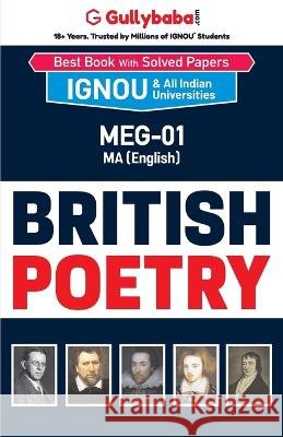 MEG-01 British Poetry Gogia Kapila Chugh 9789381690604 Gullybaba Publishing House Pvt Ltd - książka