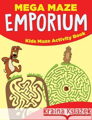 Mega Maze Emporium: Kids Maze Activity Book Kreative Kids   9781683771692 Kreative Kids - książka