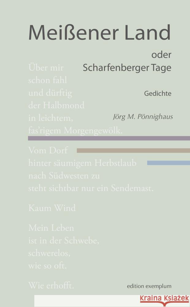 Meißener Land oder Scharfenberger Tage Pönnighaus, Jörg M. 9783745511970 Athena Verlag - książka