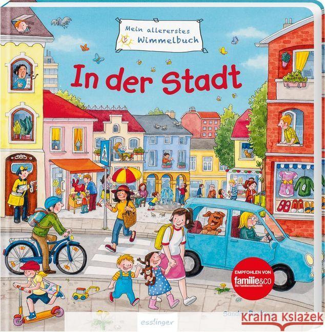 Mein allererstes Wimmelbuch - In der Stadt Schumann, Sibylle 9783480234929 Esslinger - książka