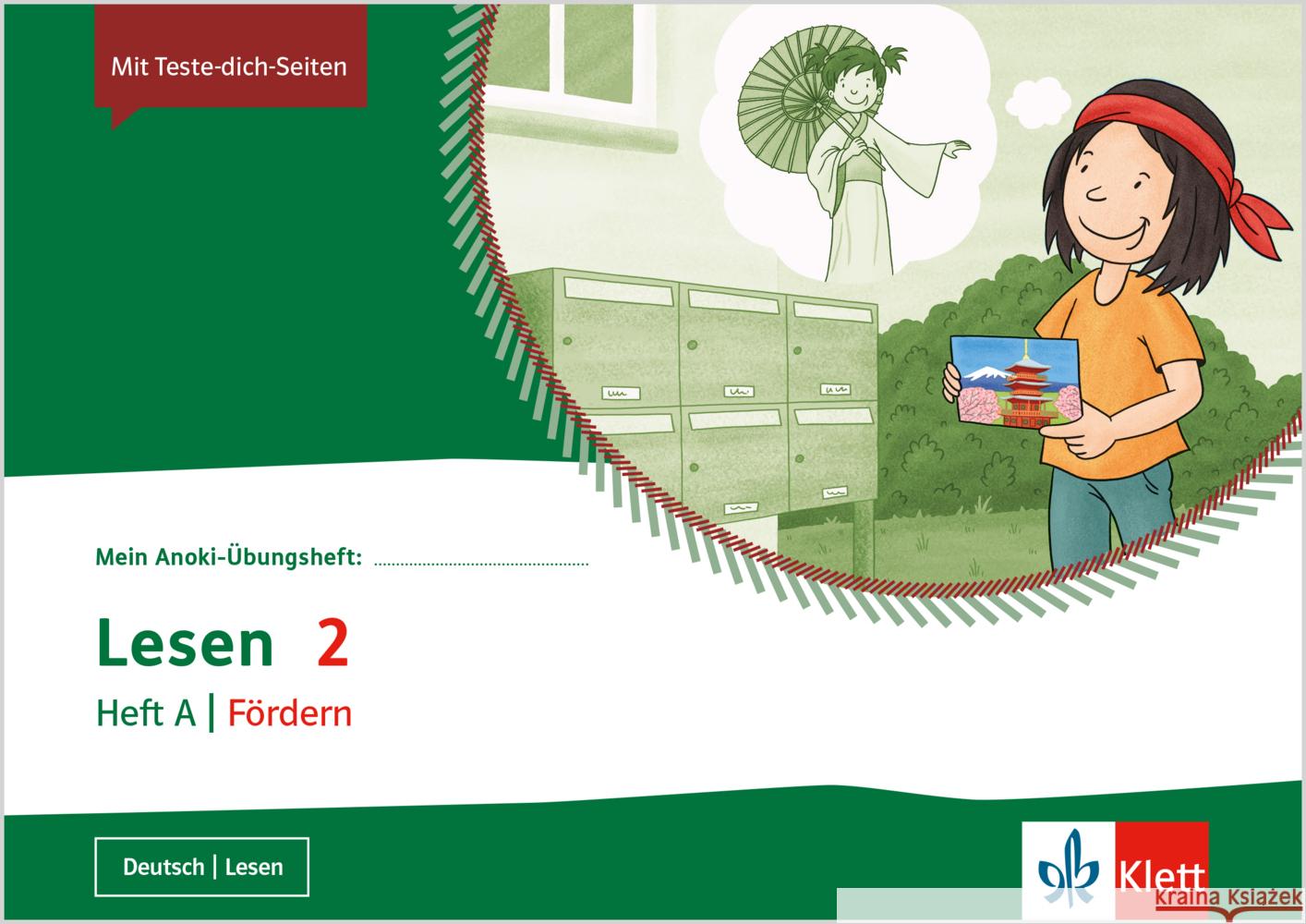 Mein Anoki-Übungsheft - Lesen 2. Heft A | Fördern  9783121622160 Klett - książka