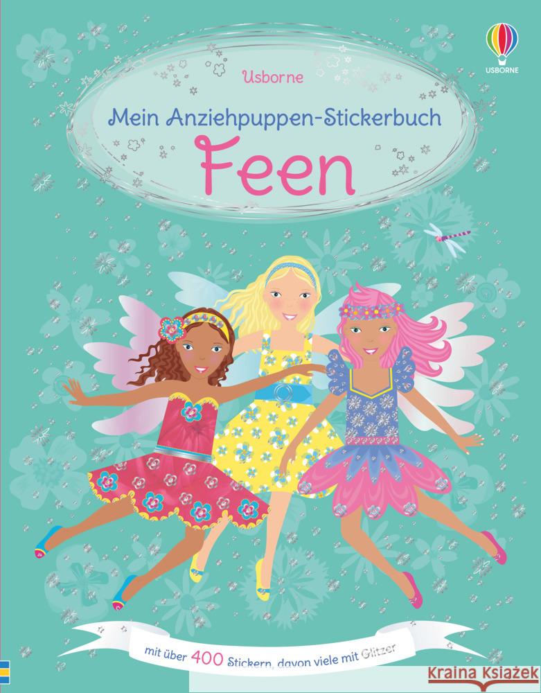 Mein Anziehpuppen-Stickerbuch: Feen Watt, Fiona 9781789415117 Usborne Verlag - książka