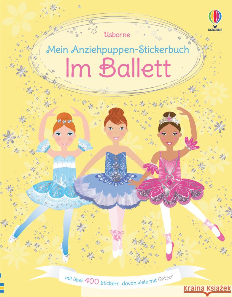 Mein Anziehpuppen-Stickerbuch: Im Ballett Watt, Fiona 9781789415094 Usborne Verlag - książka