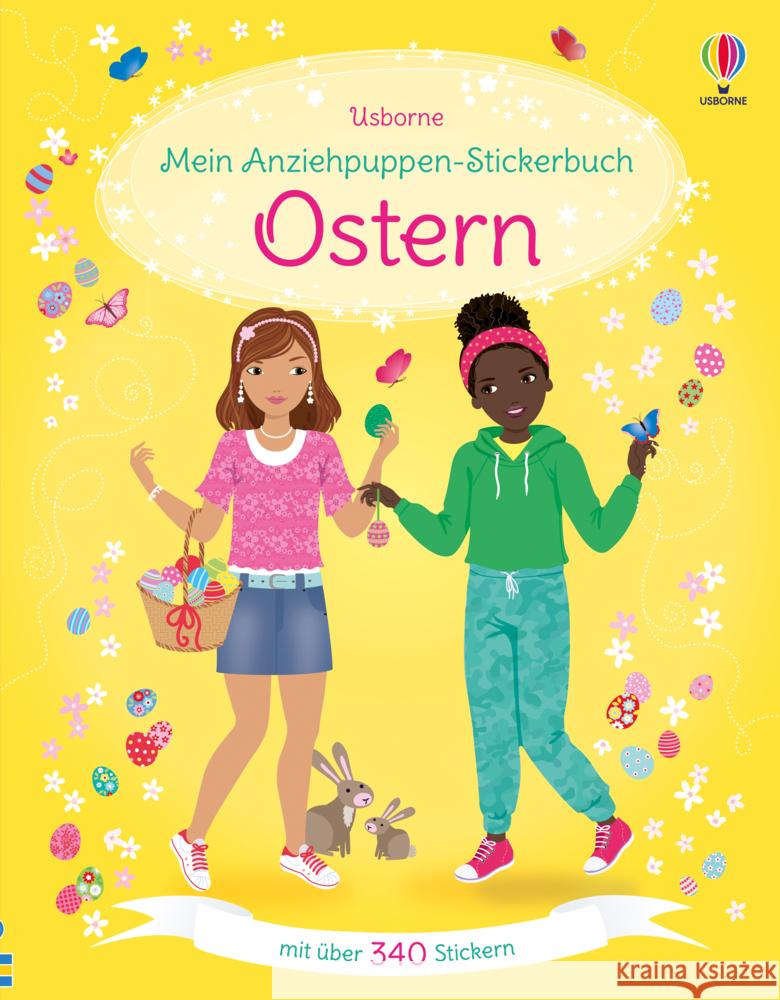 Mein Anziehpuppen-Stickerbuch: Ostern Watt, Fiona 9781789418958 Usborne Verlag - książka