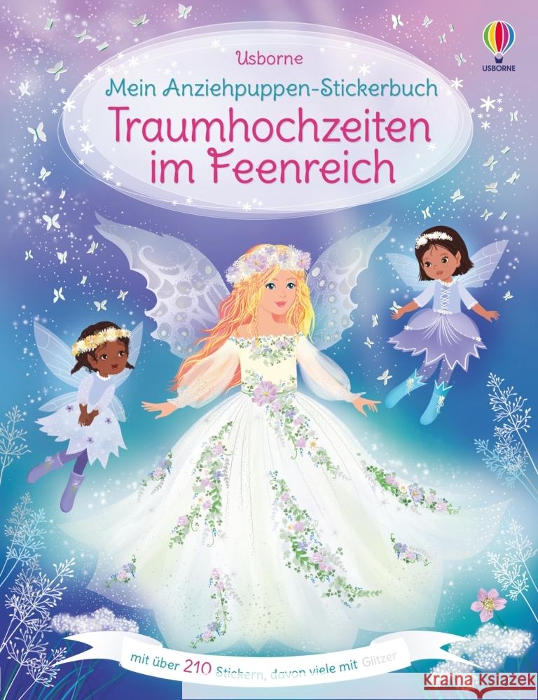 Mein Anziehpuppen-Stickerbuch: Traumhochzeiten im Feenreich Watt, Fiona 9781035704538 Usborne Verlag - książka