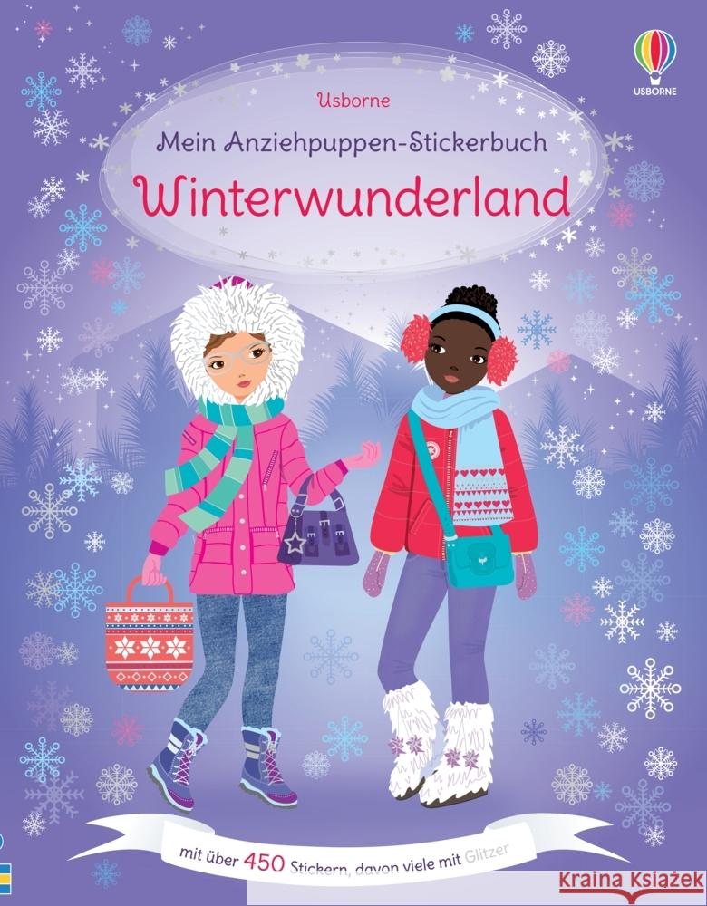 Mein Anziehpuppen-Stickerbuch: Winterwunderland Watt, Fiona 9781035700042 Usborne Verlag - książka