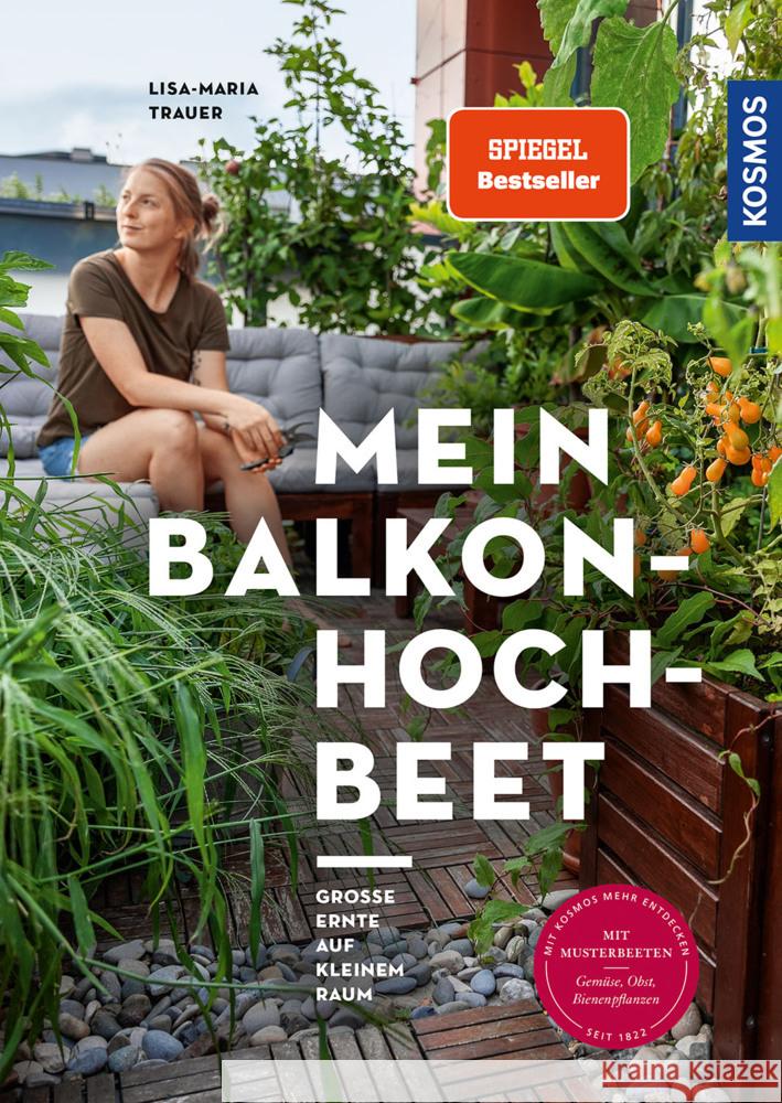 Mein Balkon-Hochbeet Trauer, Lisa-Maria 9783440174852 Kosmos (Franckh-Kosmos) - książka