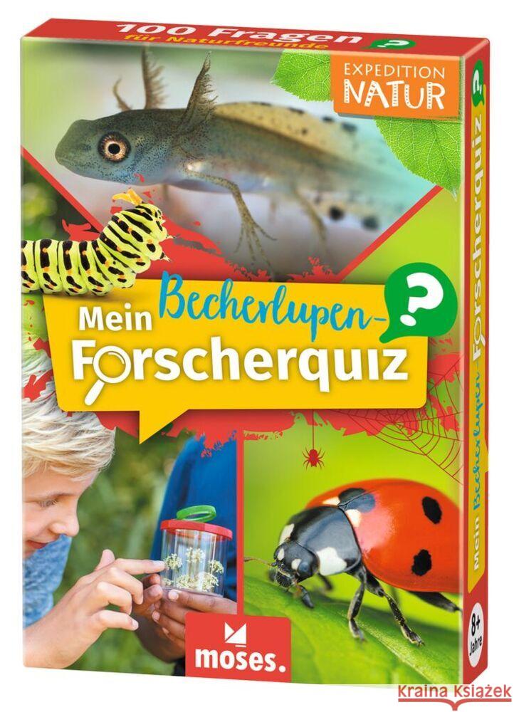 Mein Becherlupen-Forscherquiz Vorbach, Britta, Stütze, Annett 9783964552785 moses. Verlag - książka