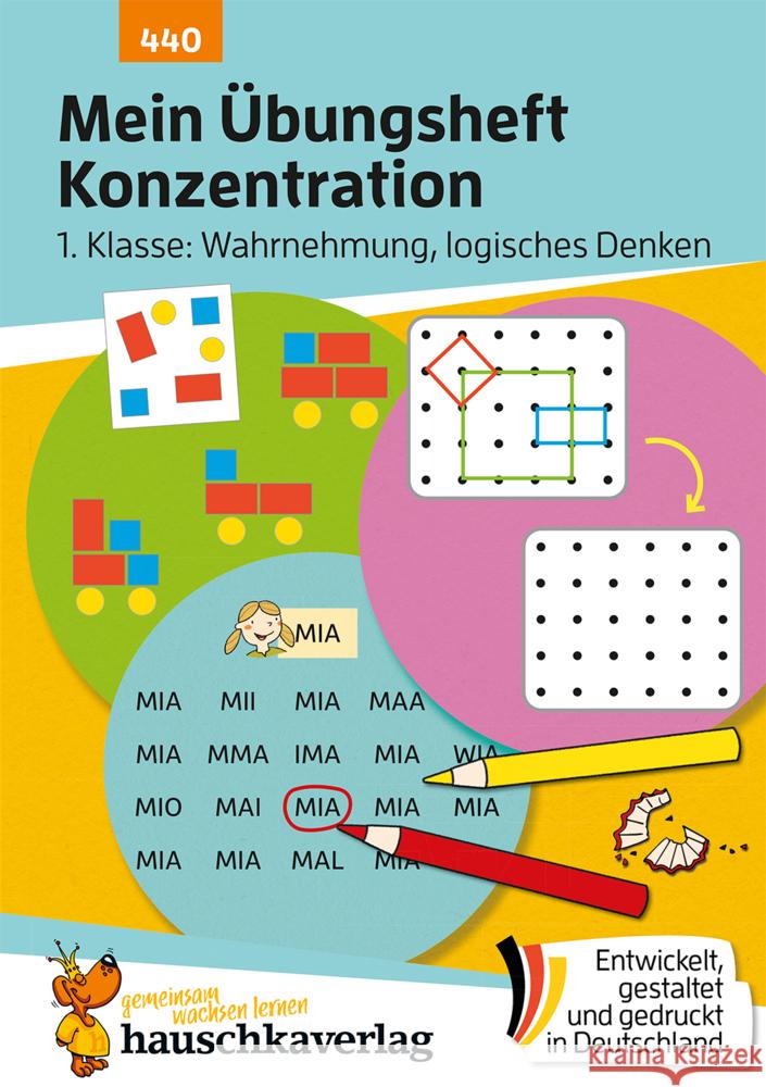 Mein Übungsheft Konzentration - Schulanfang: Wahrnehmung, logisches Denken Maier, Ulrike 9783881004404 Hauschka - książka