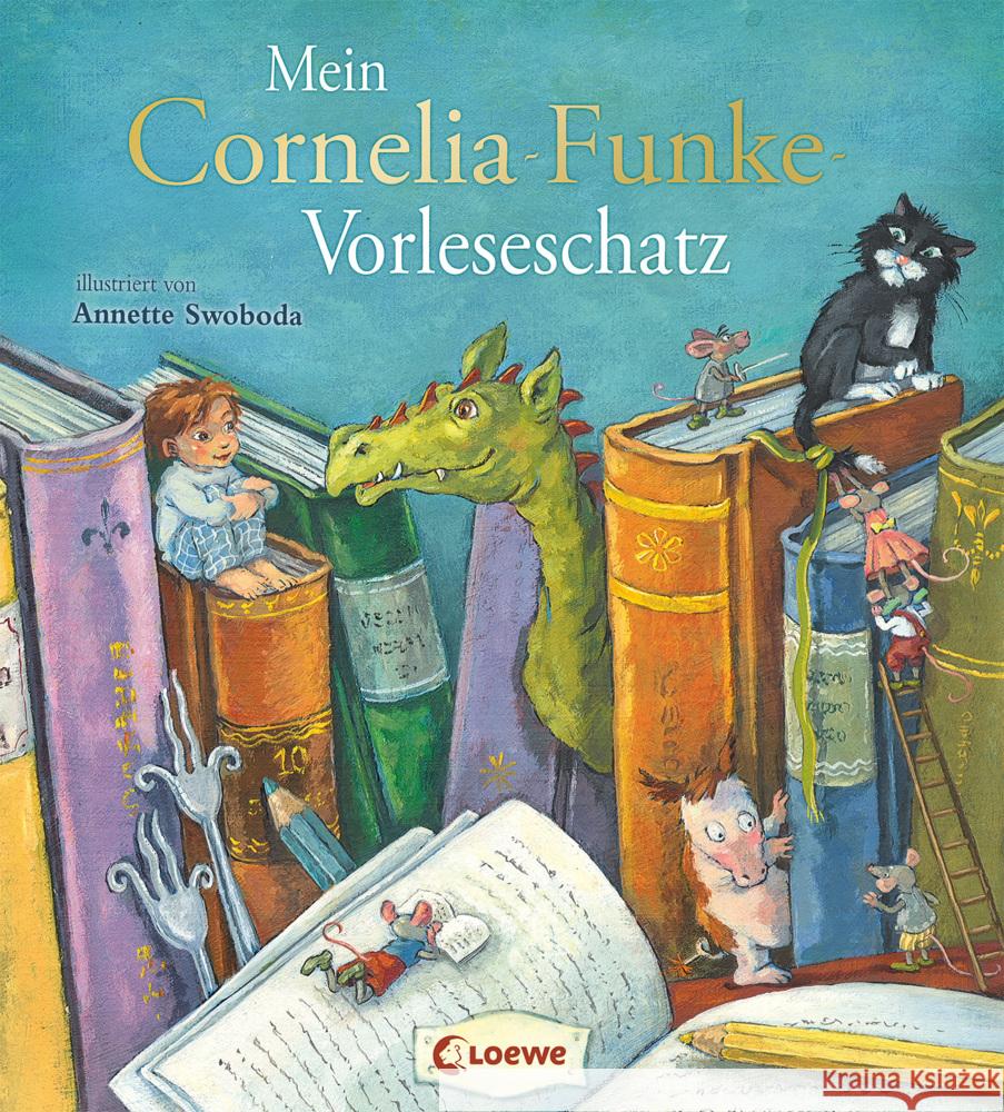 Mein Cornelia-Funke-Vorleseschatz Funke, Cornelia 9783743216792 Loewe - książka