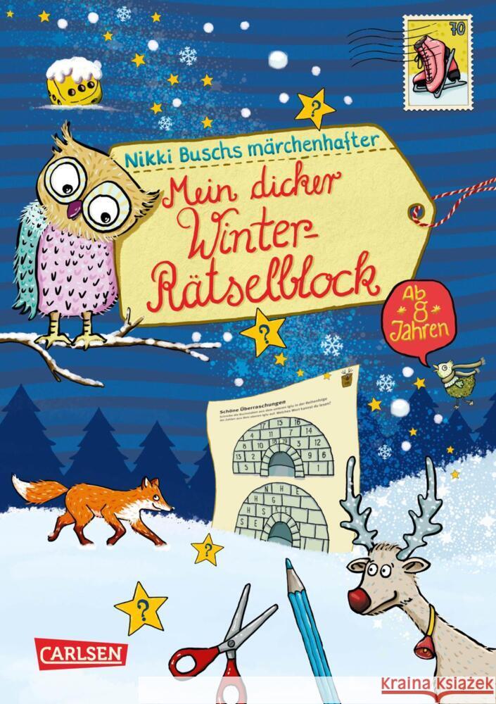 Mein dicker Winter-Rätselblock Busch, Nikki 9783551192097 Carlsen - książka