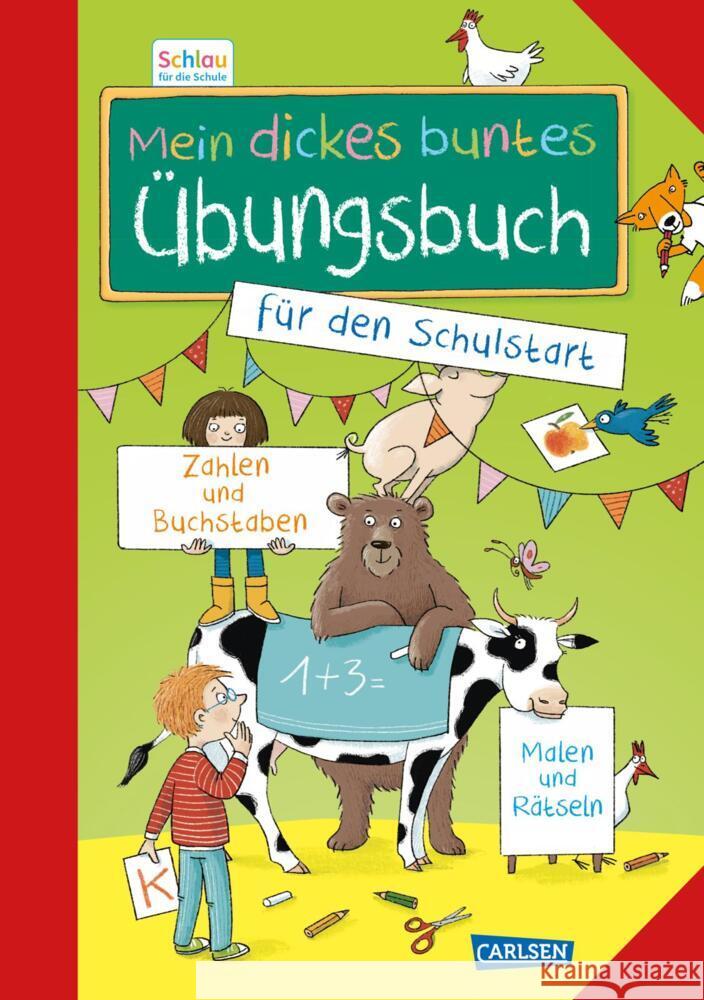 Mein dickes buntes Übungsbuch für den Schulstart Mildner, Christine 9783551189943 Carlsen - książka