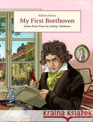 Mein erster Beethoven, Klavier : Die leichtesten Klavierwerke von Ludwig van Beethoven. Schwierigkeitsgrad: 2-3 Beethoven, Ludwig van 9783795709129 Schott Music, Mainz - książka