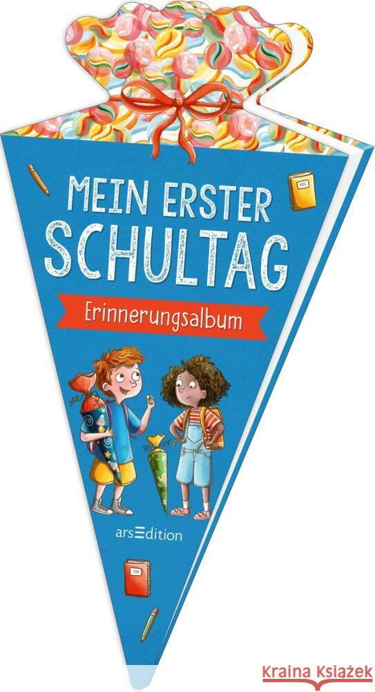 Mein erster Schultag - Erinnerungsalbum in Schultüten-Form Welk, Sarah 4014489131977 ars edition - książka