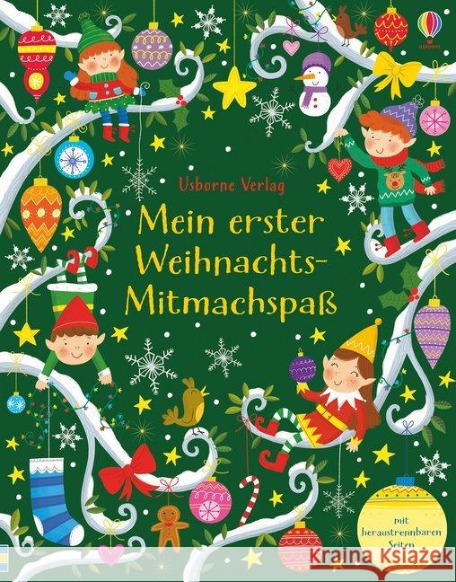 Mein erster Weihnachts-Mitmachspaß Robson, Kirsteen 9781782328155 Usborne Verlag - książka