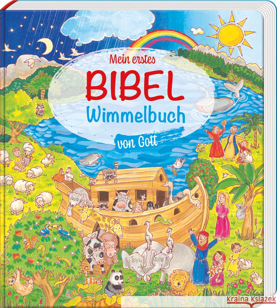 Mein erstes Bibel-Wimmelbuch von Gott Rose, Heidi 9783438042965 Butzon & Bercker - książka