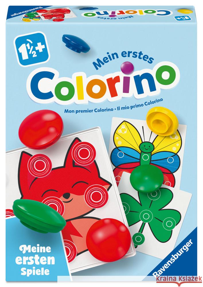 Mein erstes Colorino - Kinderspiel ab 1,5 Jahre Krause, Joachim, Ribowski, Sandra 4005555100096 Ravensburger Verlag - książka
