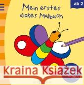 Mein erstes dickes Malbuch : Mit farbigen Vorlagen  9783760783758 ars edition - książka