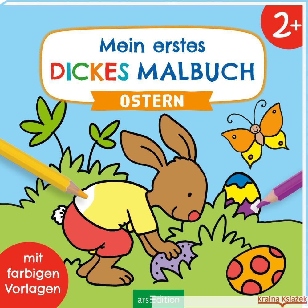 Mein erstes dickes Malbuch ab 2 - Ostern  9783845855011 ars edition - książka
