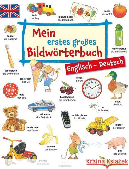 Mein erstes großes Bildwörterbuch Englisch - Deutsch Schlag, Kirsten 9783480229741 Esslinger Verlag Schreiber - książka