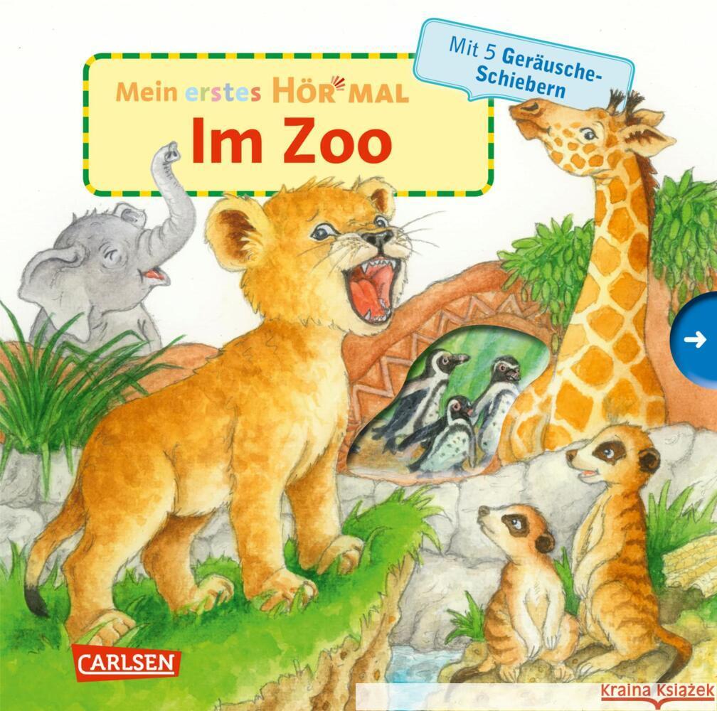 Mein erstes Hör mal (Soundbuch ab 1 Jahr): Im Zoo  9783551254757 Carlsen - książka