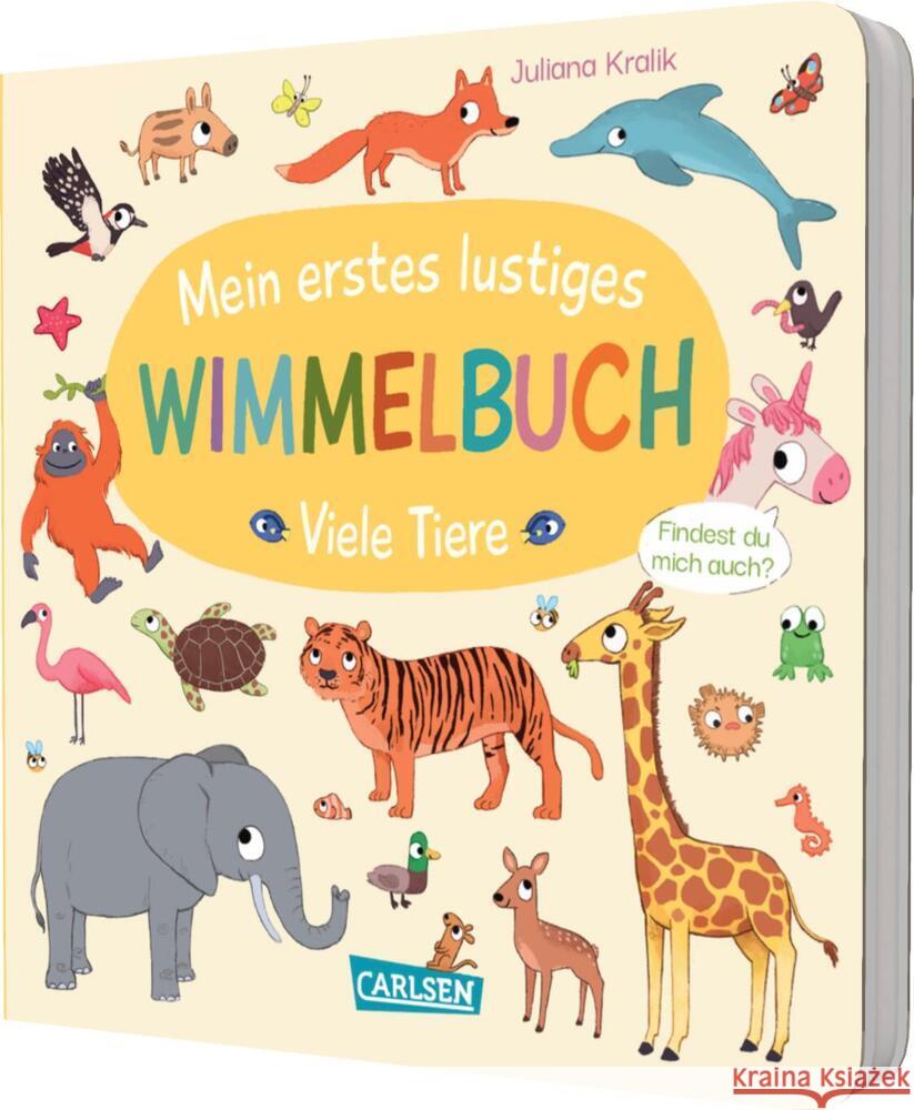 Mein erstes lustiges Wimmelbuch: Viele Tiere Hofmann, Julia 9783551173355 Carlsen - książka