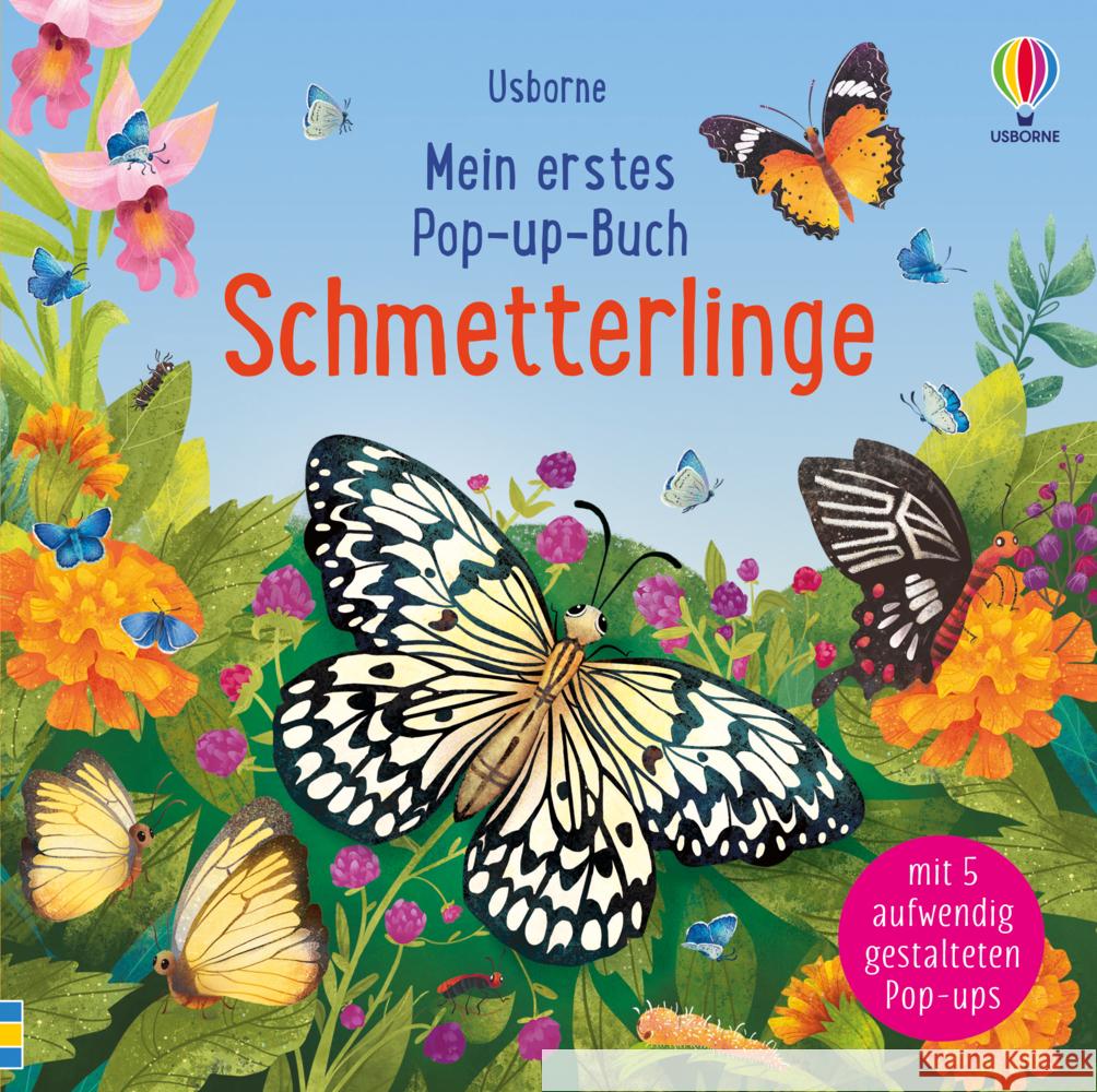 Mein erstes Pop-up-Buch: Schmetterlinge Cowan, Laura 9781789418057 Usborne Verlag - książka